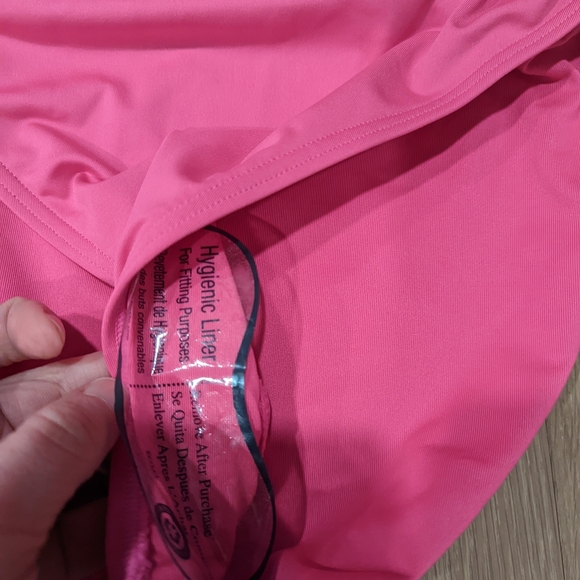 Pink Cutout One-Piece Swimsuit - Picture 8 of 10